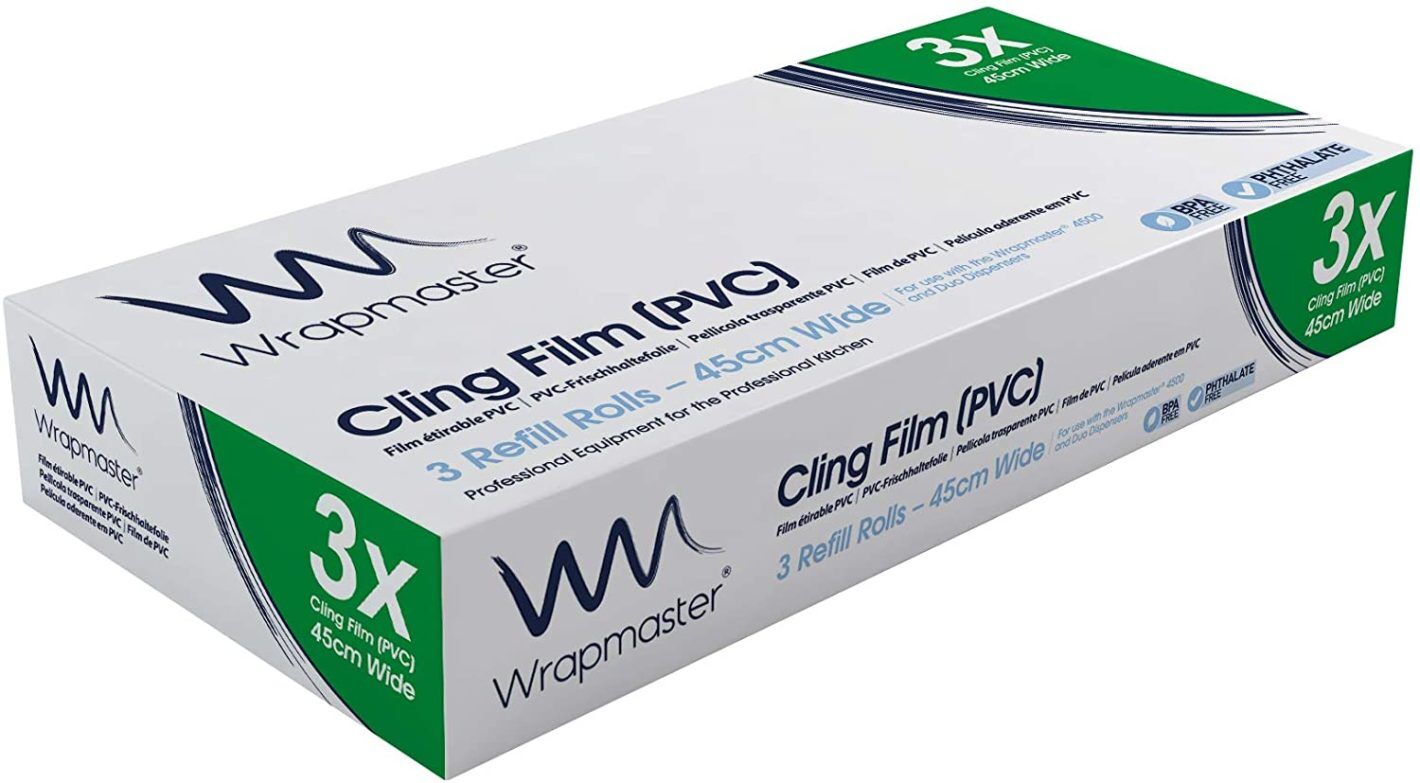 Wrapmaster Cling Film Refill 45CMx300M X 3 Wrapmaster Cling Film Refill 45CMx300M X 3
