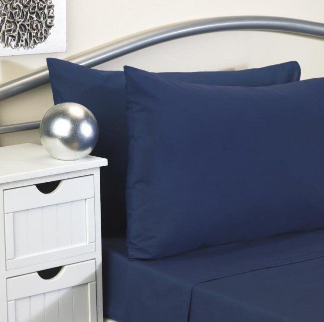 Softguard FR Flat Bed Sheet NAVY Single Softguard FR Flat Bed Sheet NAVY Single