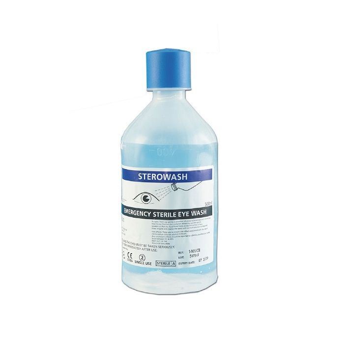 Sterowash Eyewash Bottle 500ML Sterowash Eyewash Bottle 500ML