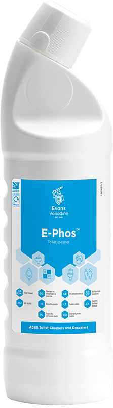 Evans E-Phos Perfumed Cleaner Sanitiser 1LTR X 6 Evans E-Phos Perfumed Cleaner Sanitiser 1LTR X 6