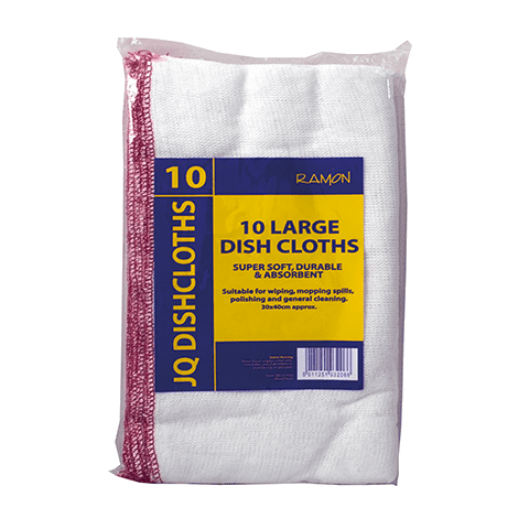 JQ Dishcloths RED Large 30x40CM X 10 JQ Dishcloths RED Large 30x40CM X 10