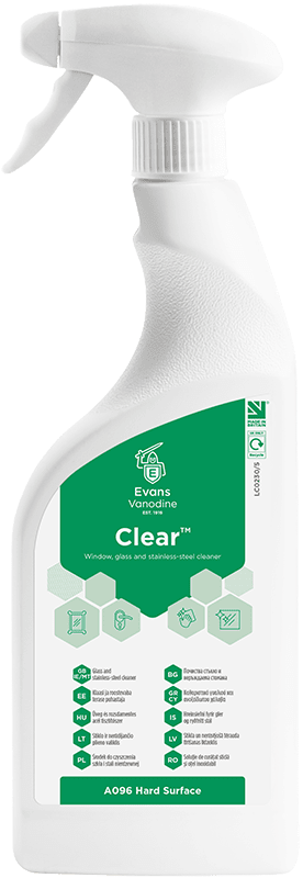Evans Clear Window Glass and Stainless Steel Cleaner 750ML X 6 Evans Clear Window Glass and Stainless Steel Cleaner 750ML X 6
