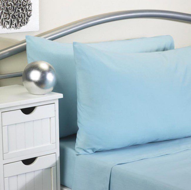 Softguard FR Flat Bed Sheet DUCK EGG Single Softguard FR Flat Bed Sheet DUCK EGG Single