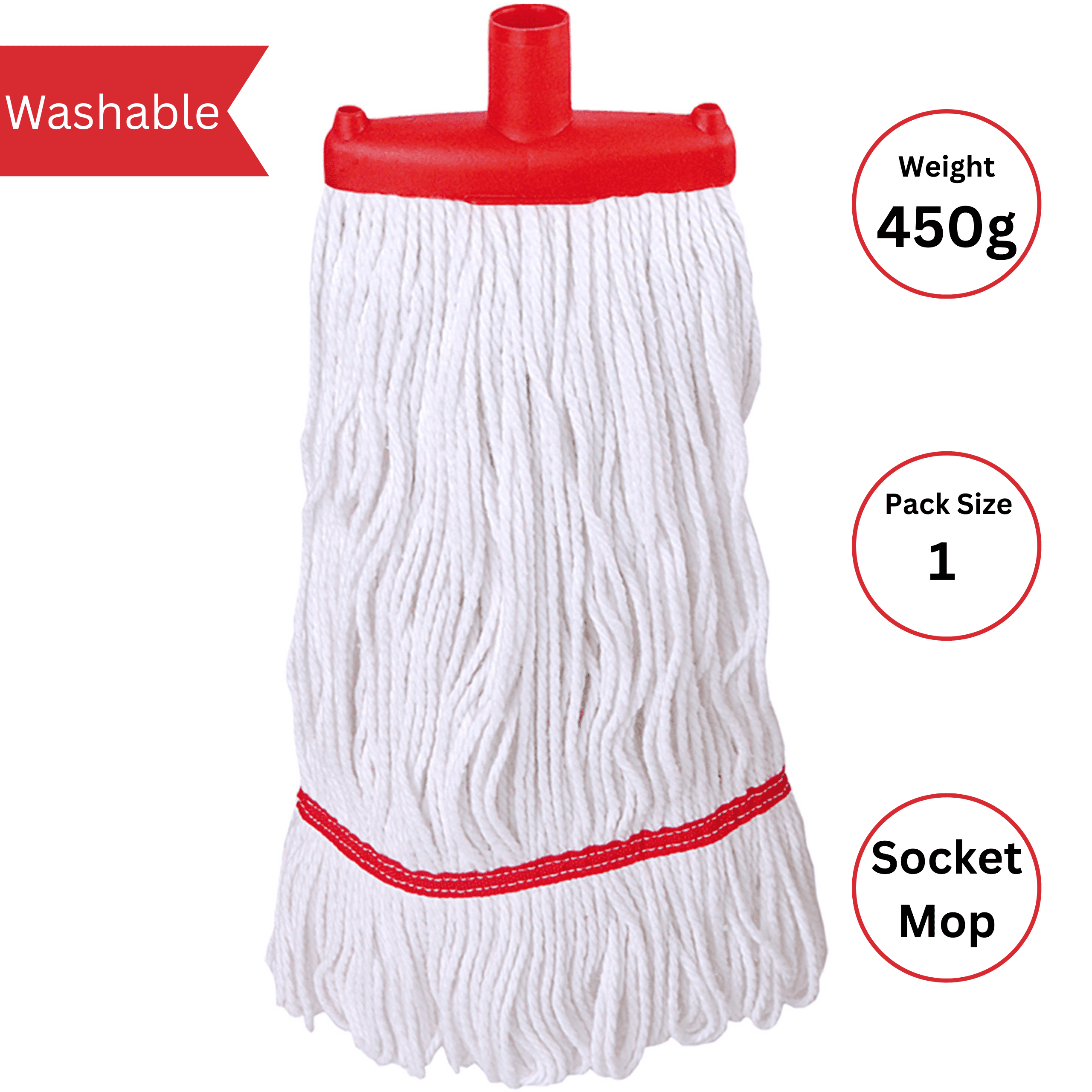 Hygiemix T1 Prairie Mop RED 450g Hygiemix T1 Prairie Mop RED 450g