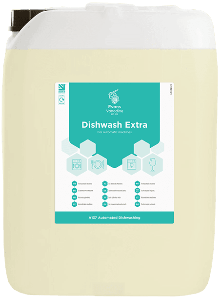 Evans Dishwash Extra For Automatic Dishwashing Machines 20LTR Evans Dishwash Extra For Automatic Dishwashing Machines 20LTR