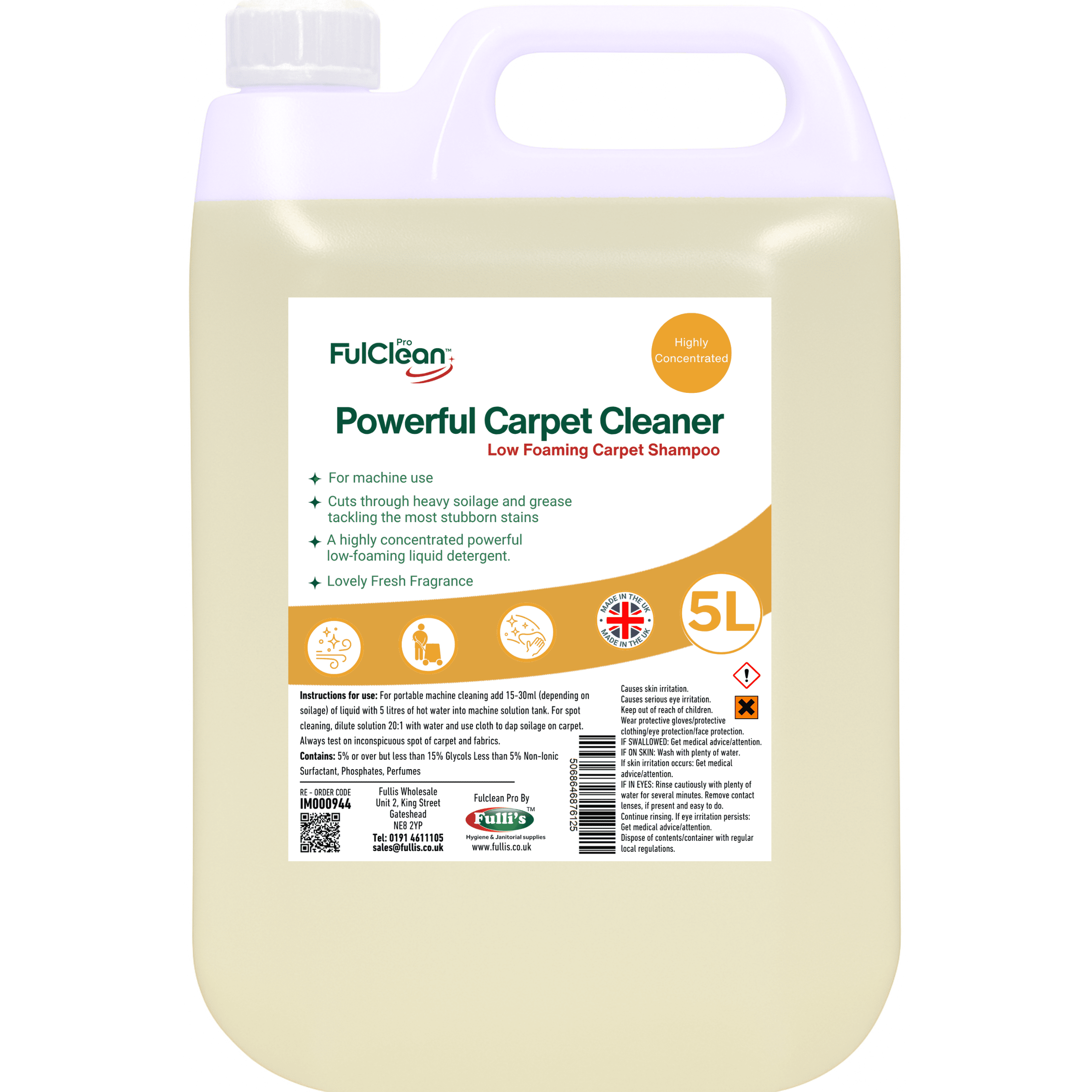 FulClean Carpet Cleaner 5LTR FulClean Carpet Cleaner 5LTR