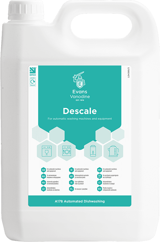 Evans Descale For Automatic Machines and Equipment 5LTR Evans Descale For Automatic Machines and Equipment 5LTR