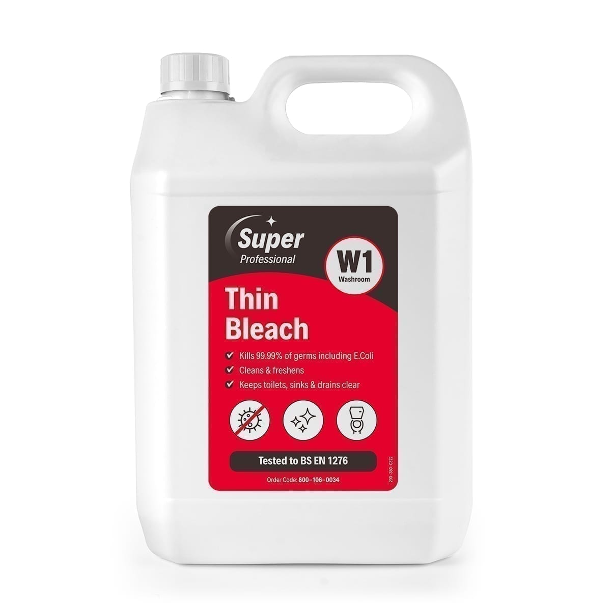 Thin Bleach W1 3 X 5LTR Thin Bleach W1 3 X 5LTR