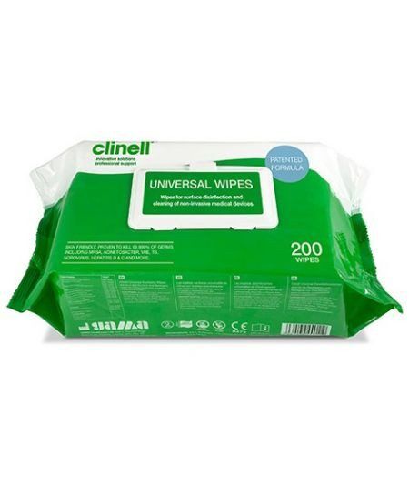Clinell Universal Wipes Clip Pack 1 X 200 Clinell Universal Wipes Clip Pack 1 X 200