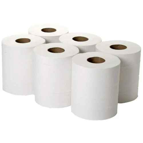 Centre Pull Rolls 1 Ply WHITE 195mm x 300m X 6 Centre Pull Rolls 1 Ply WHITE 195mm x 300m X 6