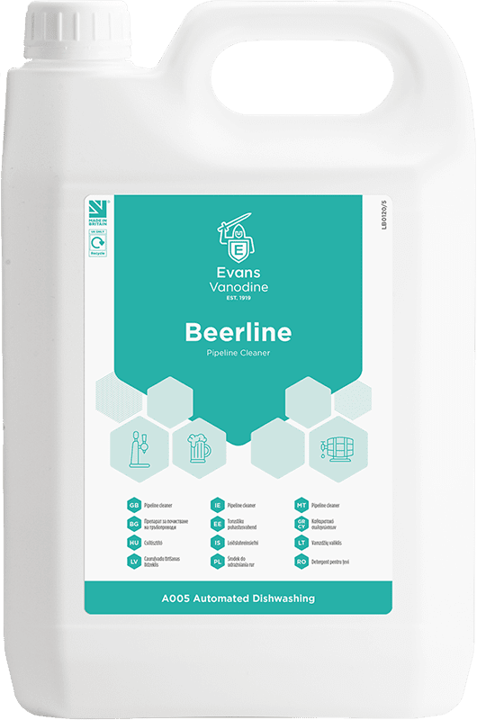 Evans Beerline Pipeline Cleaner 5LTR Evans Beerline Pipeline Cleaner 5LTR