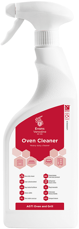 Evans Oven Cleaner RTU Heavy Duty Cleaner 750ML X 6 Evans Oven Cleaner RTU Heavy Duty Cleaner 750ML X 6