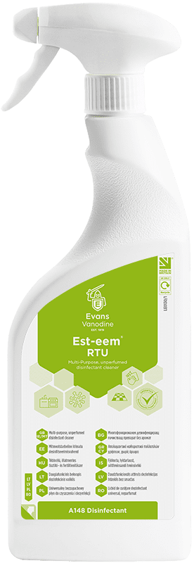 Evans Esteem Unperfumed Cleaner Sanitiser 750ML X 6 Evans Esteem Unperfumed Cleaner Sanitiser 750ML X 6