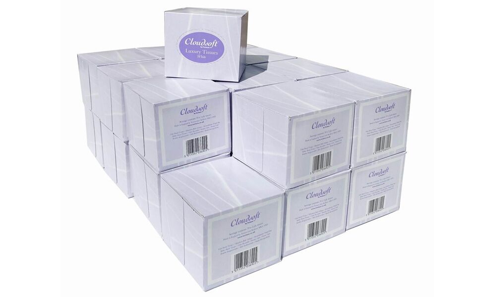 Cube Tissues 2 Ply WHITE 24 X 70 Tissues Cube Tissues 2 Ply WHITE 24 X 70 Tissues