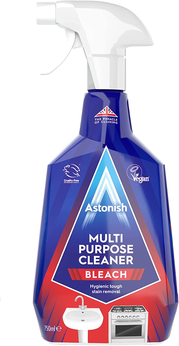 Astonish Multi Surface Cleaner With Bleach Trigger 750ML X 12 Astonish Multi Surface Cleaner With Bleach Trigger 750ML X 12