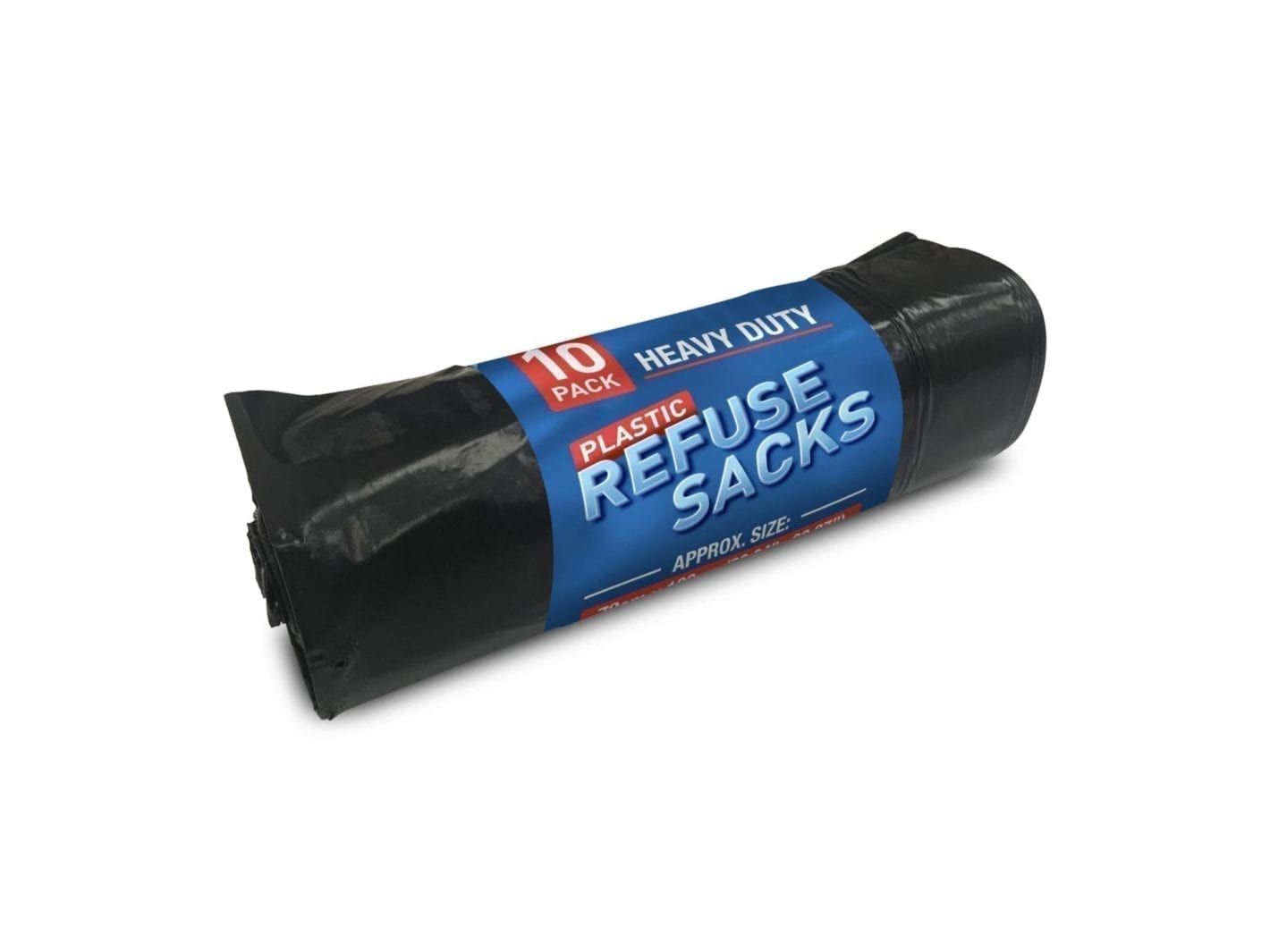 Refuse Sacks Heavy Duty Roll BLACK 18x32x39" 30 X 10 Refuse Sacks Heavy Duty Roll BLACK 18x32x39" 30 X 10