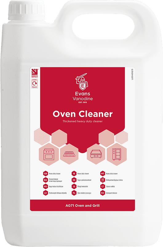 Evans Oven Cleaner RTU Heavy Duty Cleaner 5LTR Evans Oven Cleaner RTU Heavy Duty Cleaner 5LTR