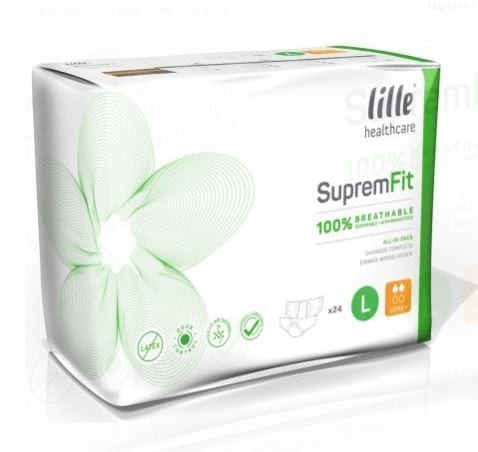 Lille Suprem Fit Wrap Around Large Extra Plus 2840ML 4 X 24 7321 Lille Suprem Fit Wrap Around Large Extra Plus 2840ML 4 X 24 7321