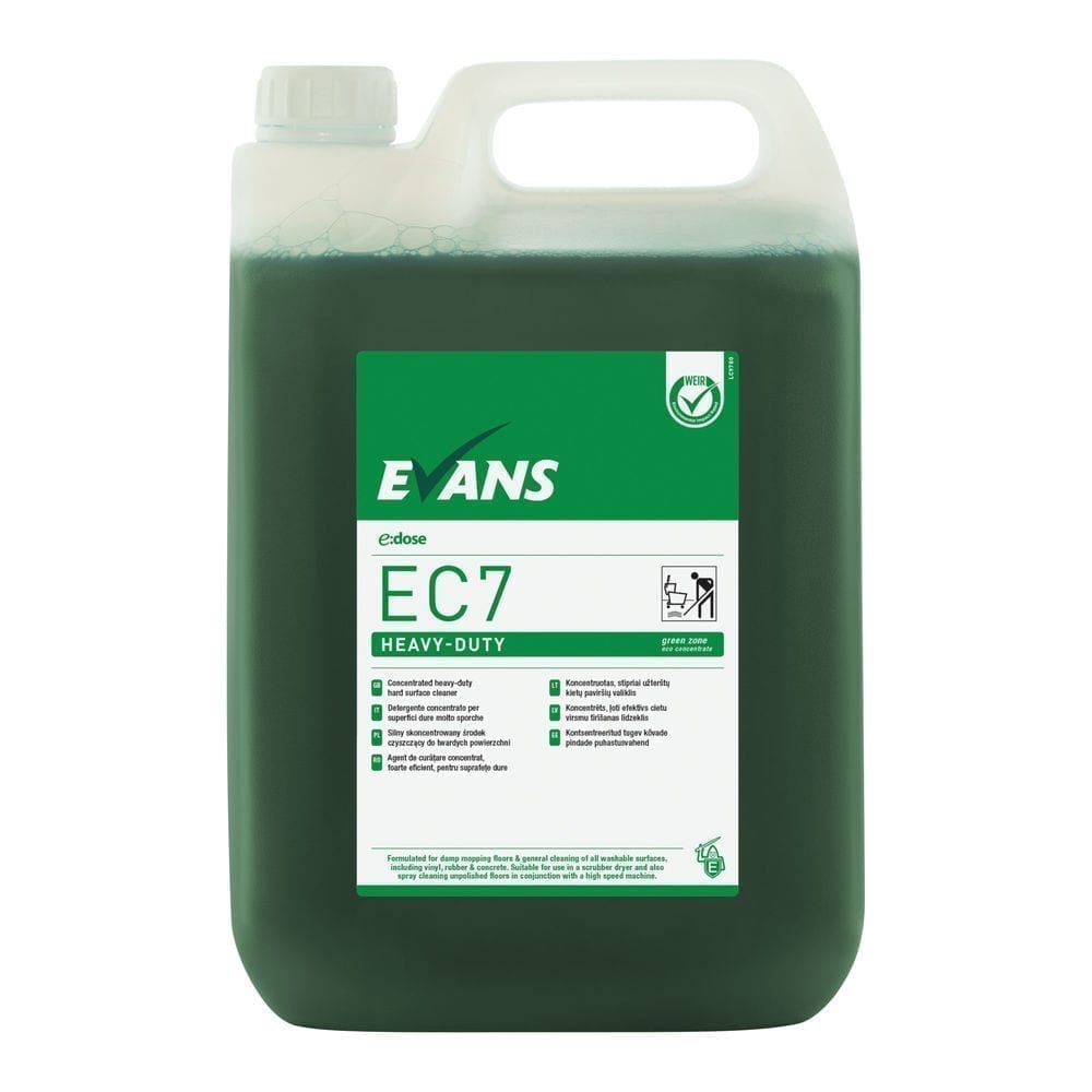 Evans EC7 Heavy Duty Hard Surface Cleaner 5LTR Evans EC7 Heavy Duty Hard Surface Cleaner 5LTR