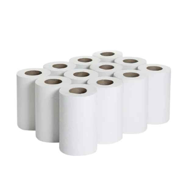 Centre Pull Rolls Mini 1 Ply WHITE 195mm x 120m X 12 (0110) Centre Pull Rolls Mini 1 Ply WHITE 195mm x 120m X 12 (0110)